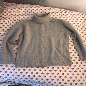 And other stories turtleneck sweater alpaca wool blend